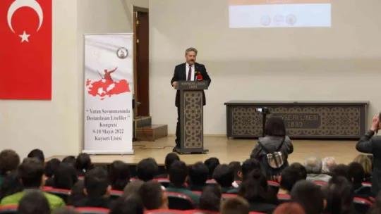 Başkan Palancıoğlu, 'Vatan Savunmasında Destanlaşan Liseler Kongresi'ne katıldı