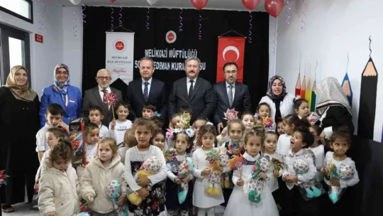 Başkan Palancıoğlu, 50. Yıl Dedeman 4-6 yaş Kur'an Kursu'nun açılışını yaptı