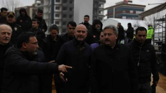 Başkan Palancıoğlu, Bakan Soylu ile Çarşıda İnceleme Yaptı