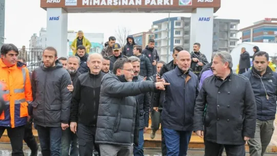 Başkan Palancıoğlu, Bakan Soylu ile Çarşıda İnceleme Yaptı