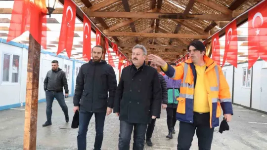 Başkan Palancıoğlu, Bakan Soylu ile Çarşıda İnceleme Yaptı