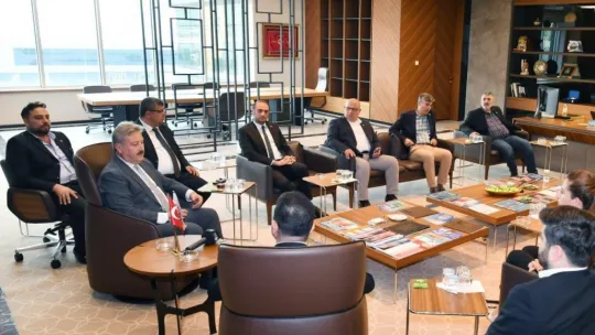 Başkan Palancıoğlu, Başkan Yalçın'ı ziyaret etti
