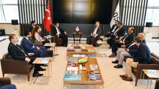 Başkan Palancıoğlu, Başkan Yalçın'ı ziyaret etti