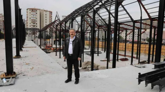 Başkan Palancıoğlu, Çarşı Melikgazi'deki çalışmaları inceledi