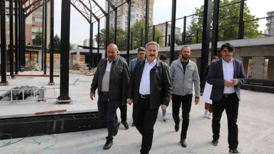 Başkan Palancıoğlu, Çarşı Melikgazi'deki çalışmaları inceledi