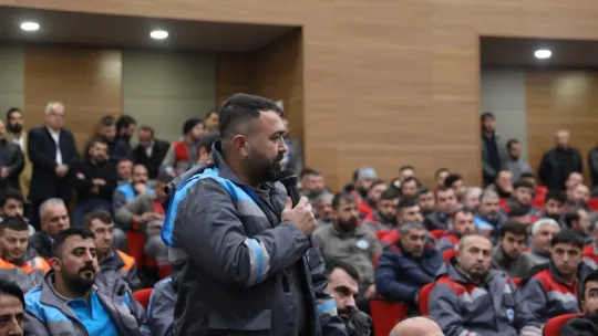 Başkan Palancıoğlu, deprem bölgesinde çalışan personeline teşekkür etti
