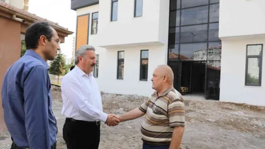 Başkan Palancıoğlu, İl Sağlık Müdürü ile yapımı devam eden sağlık merkezlerini inceledi