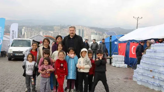 Başkan Palancıoğlu, Çadırkent'i ziyaret etti