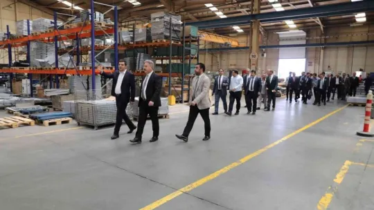 Başkan Palancıoğlu, Libyalı heyeti Serbest Bölge'de ağırladı