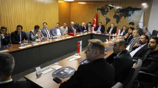 Başkan Palancıoğlu, Libyalı heyeti Serbest Bölge'de ağırladı