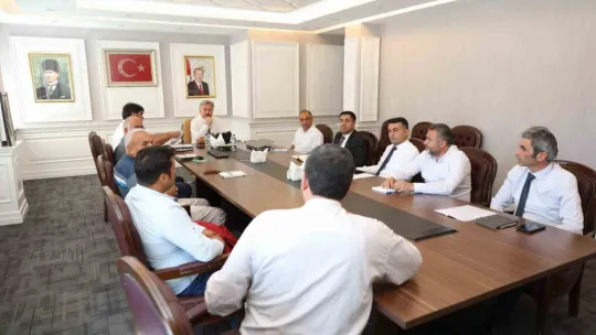 Başkan Palancıoğlu, Mahalle Muhtarları ile doğalgaz Toplantısı Yaptı