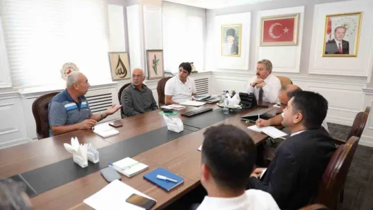 Başkan Palancıoğlu, Mahalle Muhtarları ile doğalgaz Toplantısı Yaptı