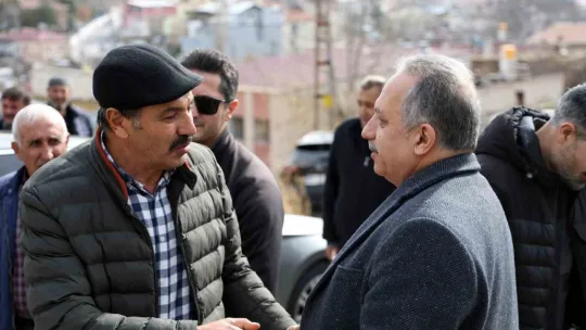 Başkan Yalçın'a Başakpınar'da sıcak karşılama