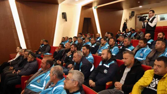 Başkan Yalçın'dan Kış Çalışmaları Ekibine Moral