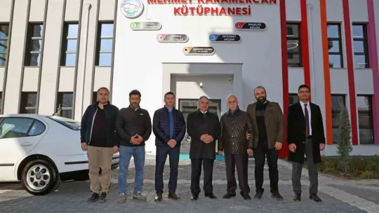Başkan Yalçın'ın Kütüphaneler Günü