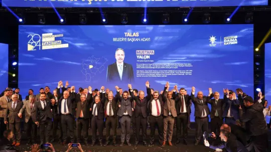 Başkan Yalçın yeniden Talas adayı