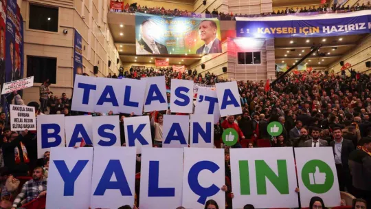 Başkan Yalçın yeniden Talas adayı