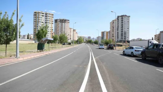 Belsin'de 5 kilometrelik yol yenilendi