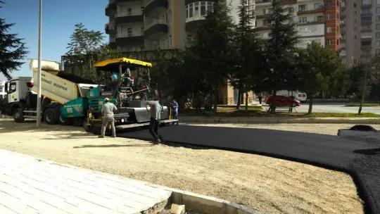 Belsin'de asfalt çalışması yapıldı