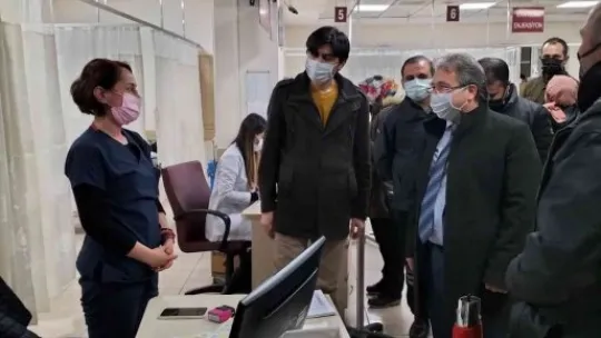 Benli'den sağlık çalışanlarına yılbaşı ziyareti