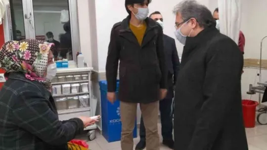 Benli'den sağlık çalışanlarına yılbaşı ziyareti