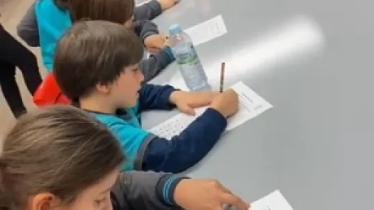 Bilim Merkezi'nde Robomaç Algoritma etkinliği