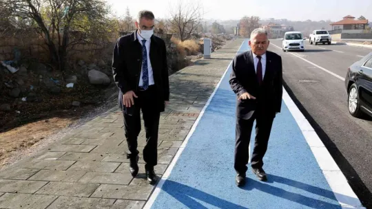Bisiklet ve yaya yolu daha güvenli hale getiriliyor
