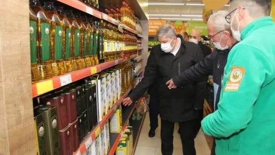 Bünyan'da depo ve stoklar incelendi