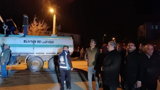 Bünyan'da korkutan yangın