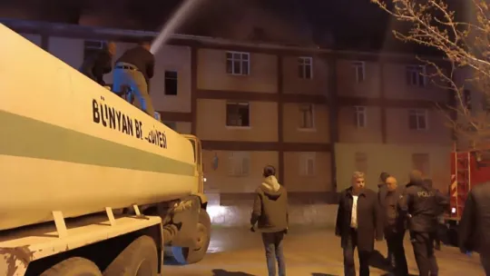Bünyan'da korkutan yangın
