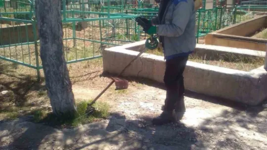 Bünyan'da mezarlıklar temizlendi