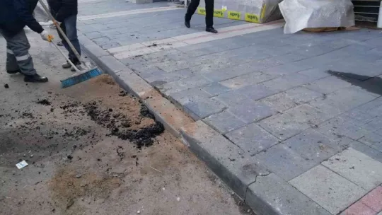 Bünyan'da yağışsız havalar hizmete dönmeye devam ediyor