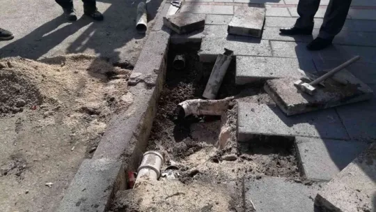 Bünyan'da yağışsız havalar hizmete dönmeye devam ediyor