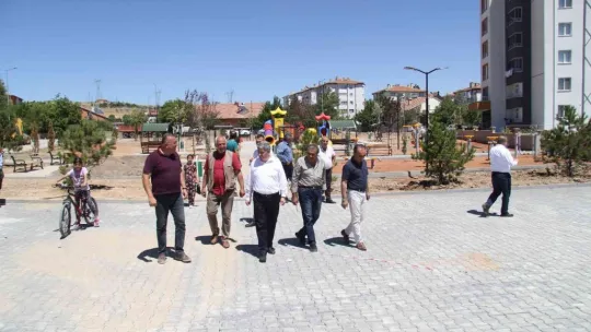 Bünyan'da yapımı planlanan çok amaçlı park yapım çalışmaları sona geldi
