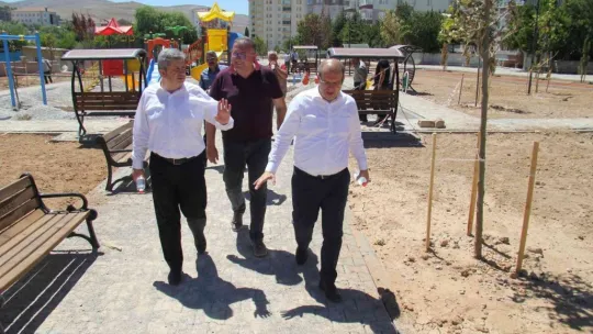 Bünyan'da yapımı planlanan çok amaçlı park yapım çalışmaları sona geldi