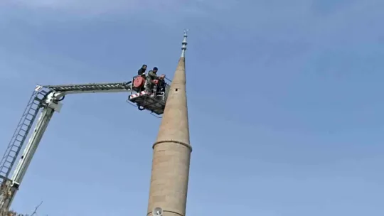 Bünyan'da yıkım ve onarım çalışmaları devam ediyor