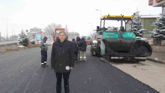 Bünyan'ın çehresi kar kış demeden değişmeye devam ediyor