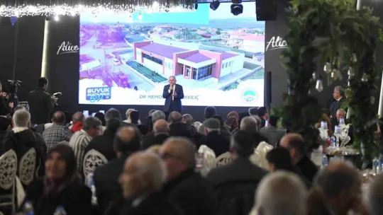 Başkan Büyükkılıç: 'Aşk ile çalışan yorulmaz'