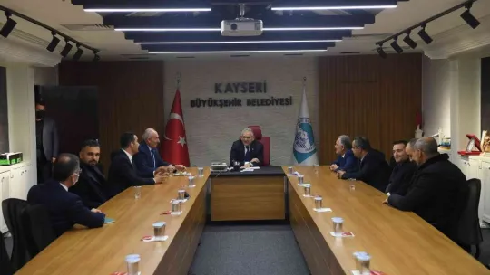 Büyükkılıç'a Kayseri Oto Sanatkârları Odası'ndan teşekkür ziyareti
