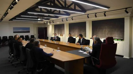 Büyükkılıç'a Kayseri Oto Sanatkârları Odası'ndan teşekkür ziyareti