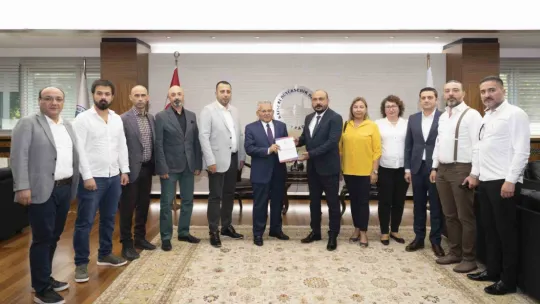 Büyükkılıç'a TMMOB Makine Mühendisleri Odası Kayseri Şubesi'nden ziyaret