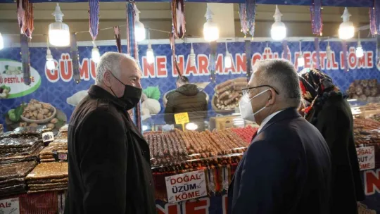 Büyükkılıç, Bahçe Botanik ve Yöresel Ürünler Günleri'ni ziyaret etti