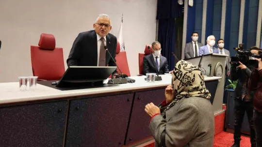Büyükkılıç, hobi bahçesi sakinlerini dinledi