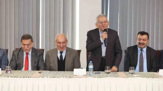 Büyükkılıç, KESOB'a bağlı oda başkanlarıyla buluştu