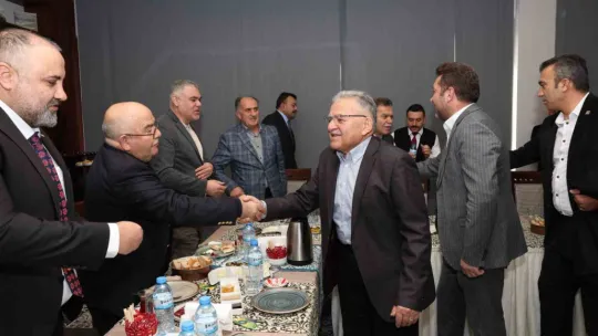 Büyükkılıç, KESOB'a bağlı oda başkanlarıyla buluştu