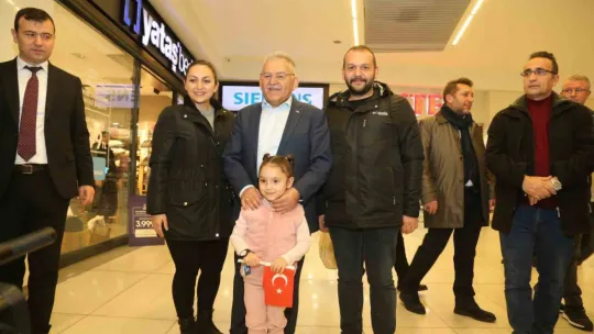 Büyükkılıç'tan AVM esnaflarına ziyaret