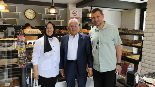 Büyükkılıç'tan Bekir Yıldız Bulvarı esnafına ziyaret
