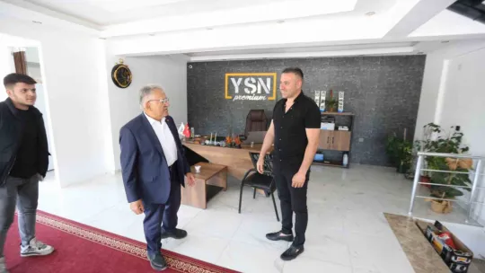 Büyükkılıç'tan Bekir Yıldız Bulvarı esnafına ziyaret