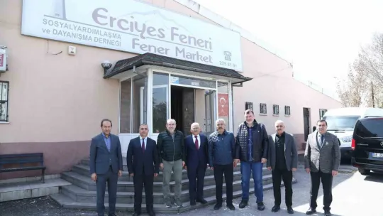 Büyükkılıç'tan Erciyes Feneri Derneği Marketine ziyaret