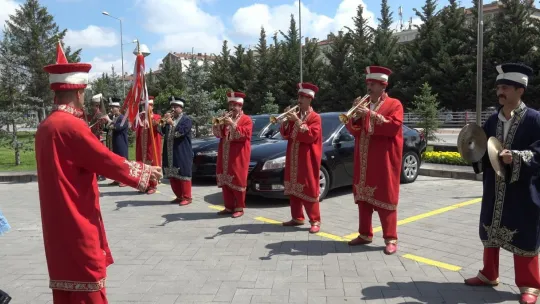 Büyükkılıç'tan kardeş şehir Misrata heyetine mehteranlı coşkulu karşılama